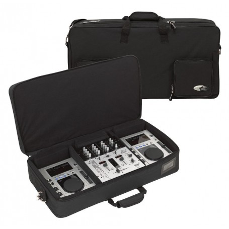 ROCKBAG RB27400B Borsa per 2 CDJ e Mixer 10"
