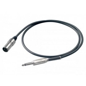 Cavo Audio Jack mono 6.3mm - XLR maschio 1 mt.