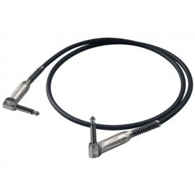 Cavo Audio 1 mt Jack angolare - Jack angolare 6.3 mm.