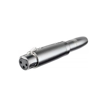 Adattatore XLR Femmina - Jack 6.3mm Femmina
