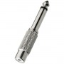 Adattatore in Metallo Jack 6.3mm Maschio - RCA Femmina