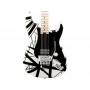 EVH Striped Series White with Black Stripes