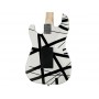 EVH Striped Series White with Black Stripes