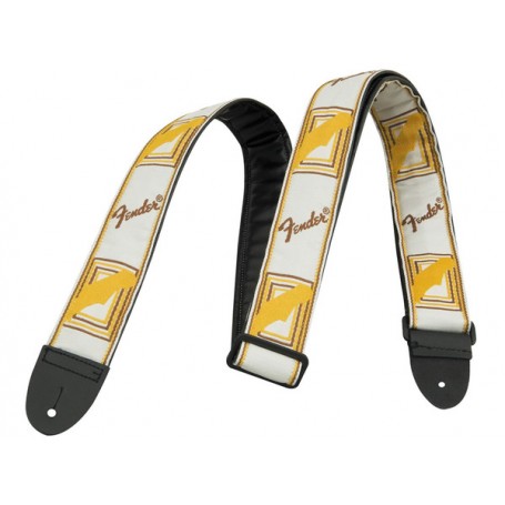 FENDER Fascia Monogrammed White / Brown / Yellow