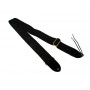 FENDER Cotton/Leather Strap Black