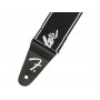FENDER Weighless Strap Running Logo B/W