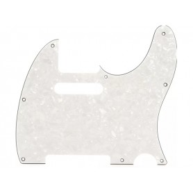 FENDER 8 Hole Mount Muli-Ply Telecaster Pickguad White Moto
