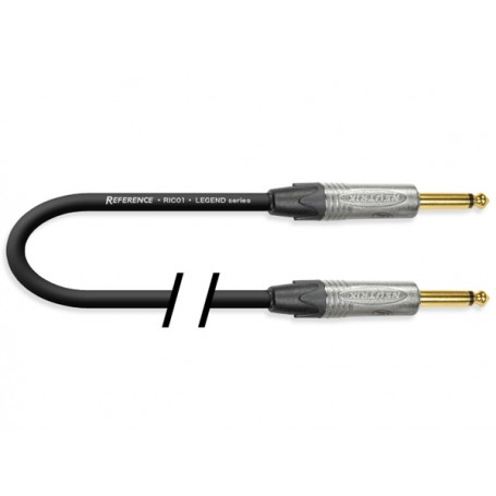 REFERENCE RIC01 Black 10mt JJ (Neutrik)