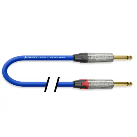 REFERENCE RIC01 Blue 6mt JJ (Neutrik)