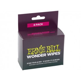 ERNIE BALL Wonder Wipes Fretboard Conditioner (6 Pack)