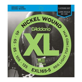 D'ADDARIO EXL165-5 Custom Light