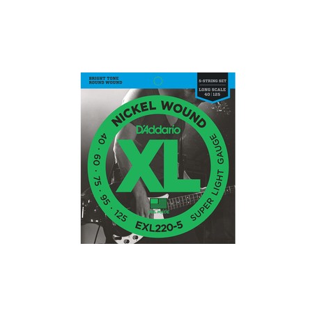 D'ADDARIO EXL220-5 Super Light