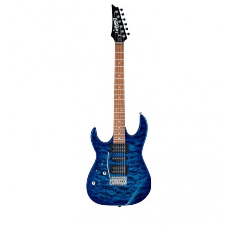 IBANEZ GRX70QA TBB Transparent Blue Burst (left-handed)