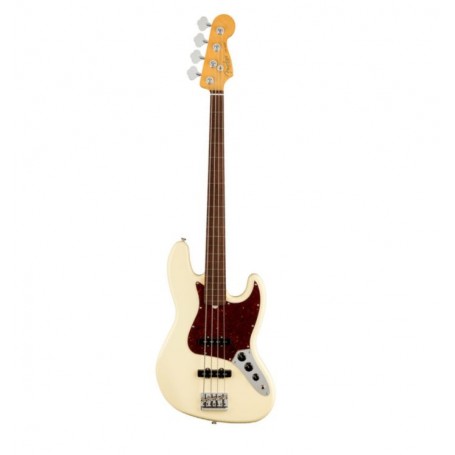 FENDER American Professional II Jazz Bass Fretless RW Olympic White