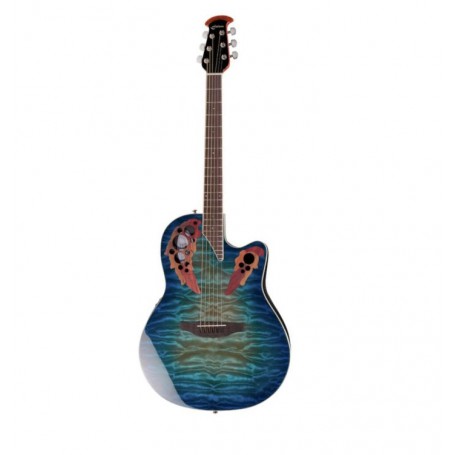 OVATION CE48P-RG Celebrity Super Shallow Caribbean Blue/Natural Burst