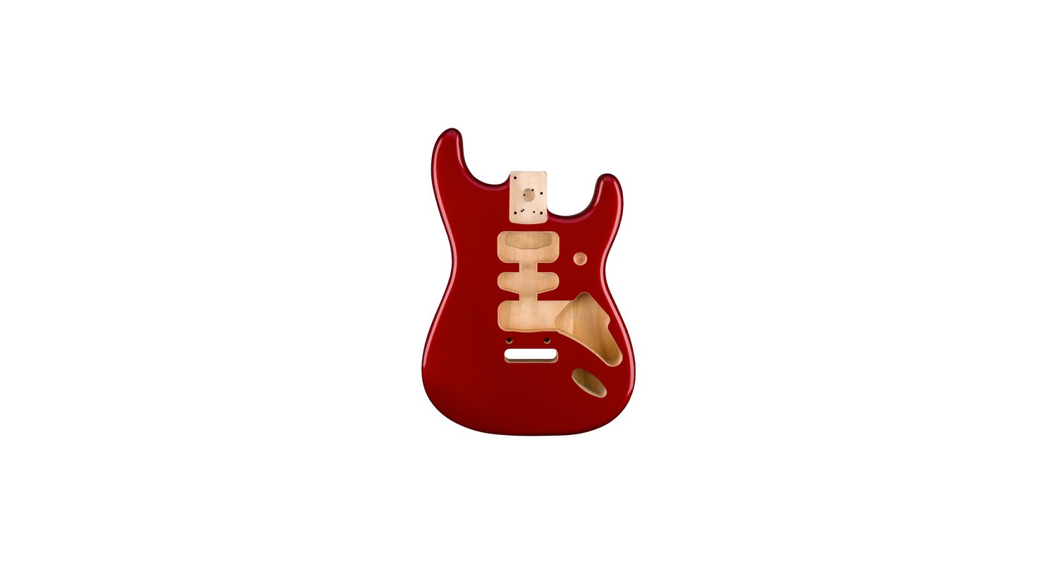 FENDER Deluxe Strat Alder Body Candy Apple Red
