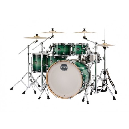 MAPEX Ar628sfefg Armory Studioease Fast Extra Deep Bass 6 Pezzi Emerald Burst