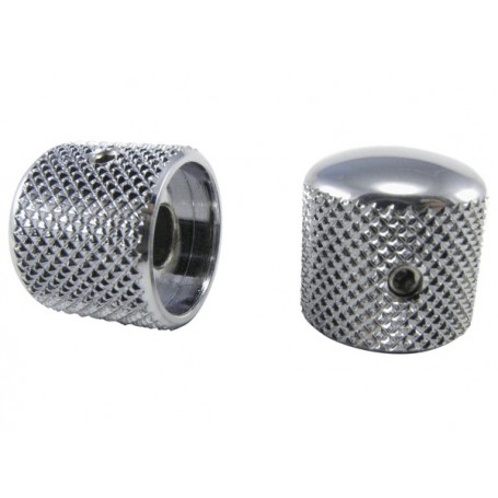ERNIE BALL Tele-Style Knobs Chrome Plated Brass (set of 2)