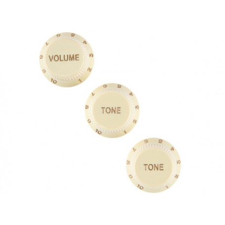 FENDER Stratocaster Soft Touch Knobs Aged White