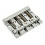 FENDER HiMass 4-String Bass Bridge Assembly with Brass Saddles
