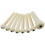 FENDER Acoustic Bridge Pin Sets Ivory with Black Dot