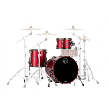 MAPEX Se401xhbpa Saturn Evolution Hybrid Straight Ahead 3 Pezzi Tuscan Red