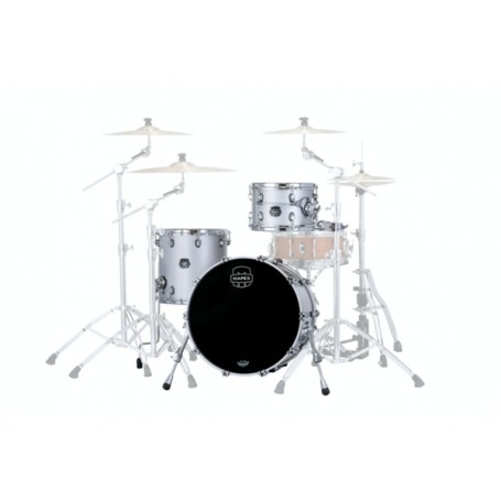MAPEX Se401xhpd Saturn Evolution Hybrid Straight Ahead 3 Pezzi Iridium Silver