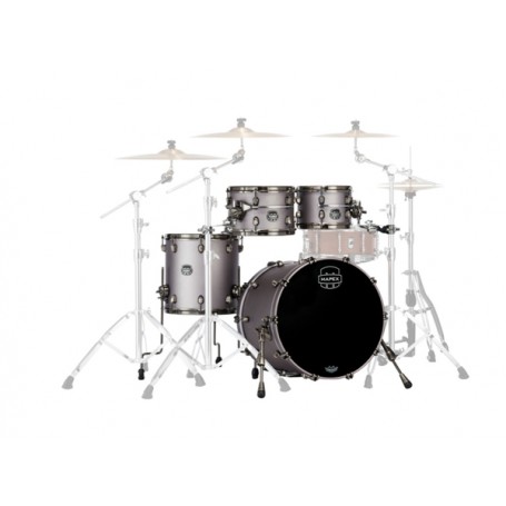 MAPEX Se504xmbpg Saturn Evolution Maple Fusion 4 Pezzi Gun Metal Grey