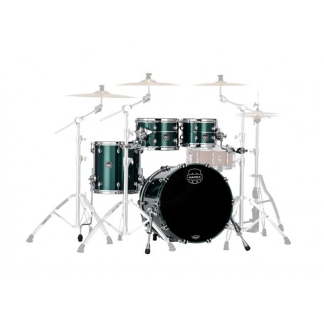 MAPEX Se504xmpq Saturn Evolution Maple Fusion 4 Pezzi Brunswick Green