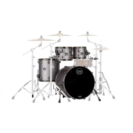 MAPEX Se529xbbpg Saturn Evolution Birch Rock 4 Pezzi Gun Metal Grey