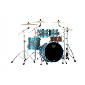 MAPEX Se504xbpt Saturn Evolution Birch Fusion 4 Pezzi Exotic Azure Burst