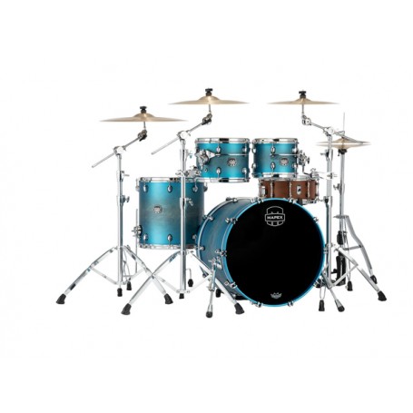 MAPEX Se529xbpt Saturn Evolution Birch Rock 4 Pezzi Exotic Azure Burst