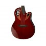 OVATION CE44-RR Celebrity Elite High-Gloss Ruby Red