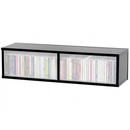 GLORIOUS CD Box 90 Black RACCOGLITORE IN LEGNO NERO PER 90 CD