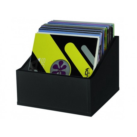 GLORIOUS Record Box 110 Advanced Black BOX IN LEGNO PER 110 VINILI NERO