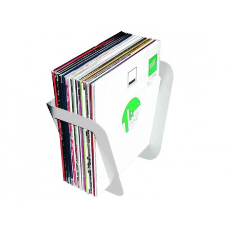 GLORIOUS Vinyl Set Holder Superior RACCOGLITORE A PARETE PER 25 VINILI BIANCO