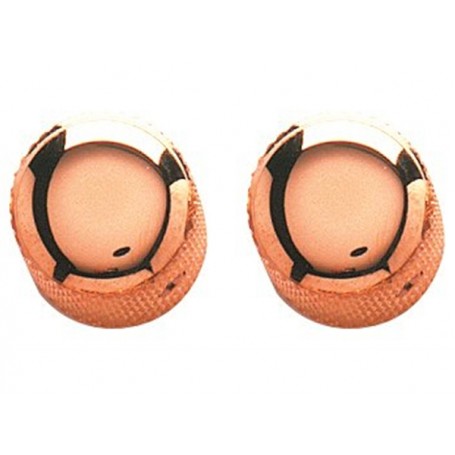 FENDER Telecaster/Precision Bass Dome Knobs Gold (2)