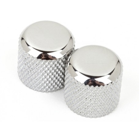 FENDER Telecaster/Precision Bass Dome Knobs Chome (2)