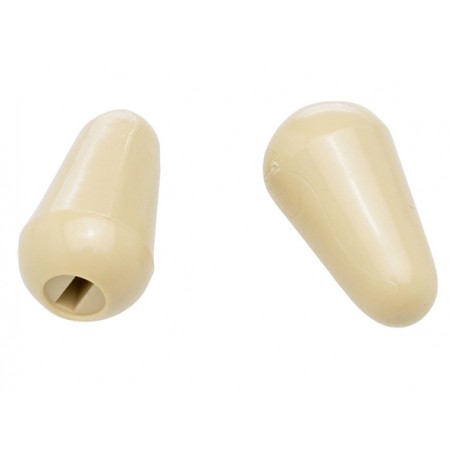 FENDER Stratocaster Switch Tips Aged White (2)