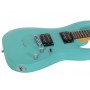 SCHECTER C6 Deluxe Satin Aqua