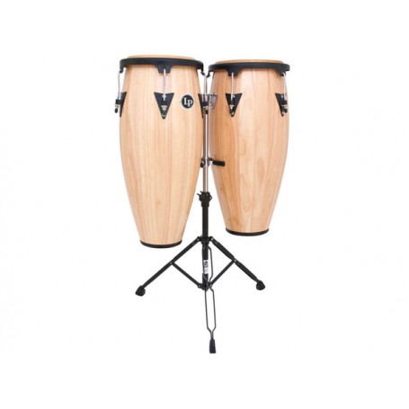 LATIN PERCUSSION LPA646 AW Set Congas 10"+11" Legno Naturale