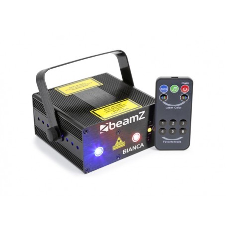 Beamz Bianca Double Laser RGB Gobo IRC 330mW
