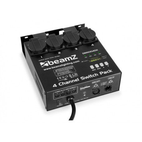 BEAMZ Dmx004dii 4 Channel Switch Pack