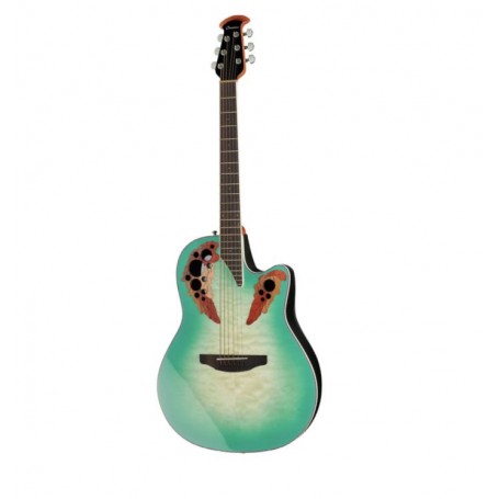 OVATION CE44X-9B Celebrity Elite Plus Mint Green/Natural Burst