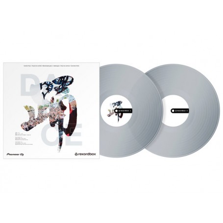 PIONEER  DJ RB-VD2-CL Rekordbox Control Vinyl (coppia) - Transparent