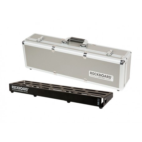 ROCKBOARD RBO B 2.2 DUO C Pedalboard con flight case (61,4x14,2)