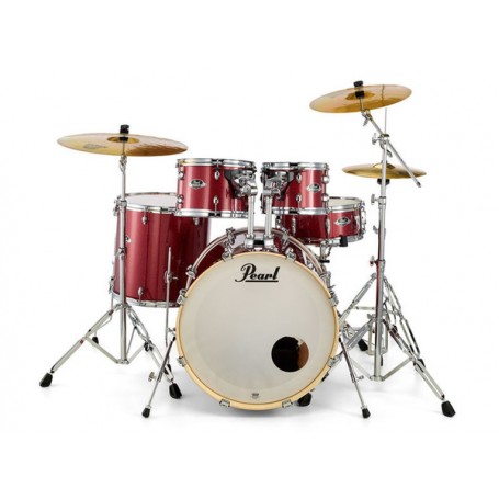 PEARL EXX705NBR/C704 Export with Hardware/Cymbals Black Cherry Glitter