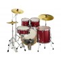 PEARL EXX725SBR/C704 Export Fusion Black Cherry Glitter con Set Sabian SBR