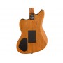 FENDER American Acoustasonic Jazzmaster EB All Mahogany Bourbon Burst