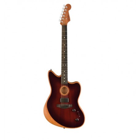 FENDER American Acoustasonic Jazzmaster EB All Mahogany Bourbon Burst